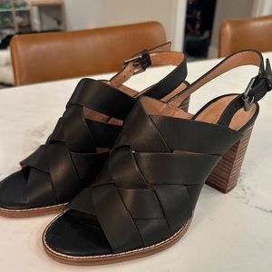 Madewell Cindy Sandal with Chunky Heel